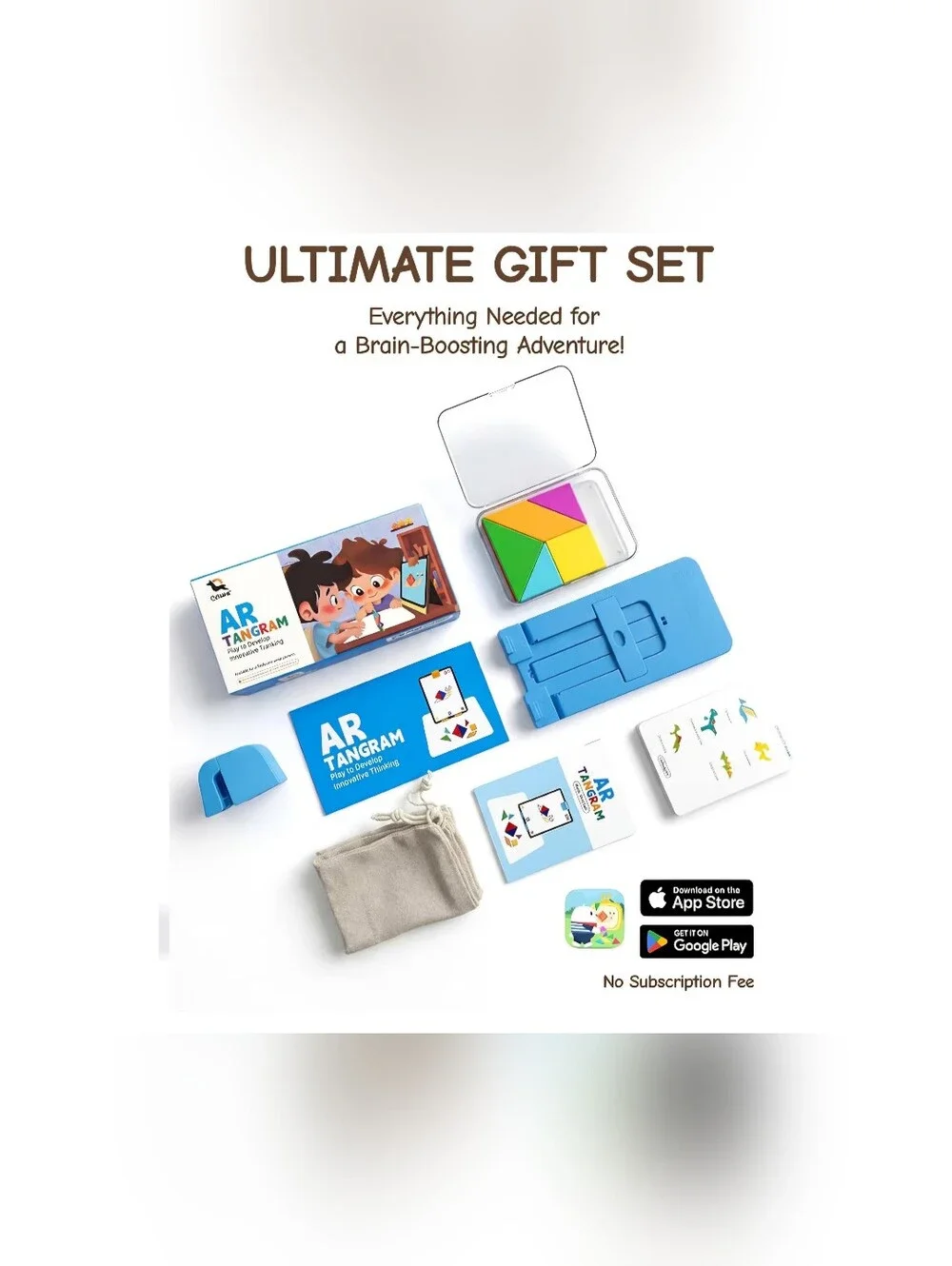 AR Tangram Educational AR Toy - Blue NiB
